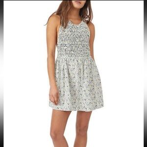 Free People Petunia Tea Combo Cotton Mini Dress Multicolor NWT Size M $128